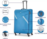 SKYBAGS TRICK 4W EXP STR (E) 80 BLUE Check-in Suitcase 4 Wheels - 31 inch