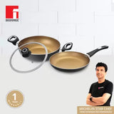 BERGNER Induction Bottom Non-Stick Coated Cookware Set