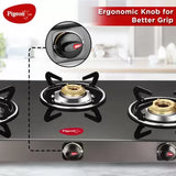 Pigeon Combo - Brunet Cooktop + Flat tawa 250 + Fry Pan 240 Stainless Steel Manual Gas Stove