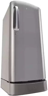 LG 185 L Direct Cool Single Door Refrigerator Shiny Steel, GL-D201APZU