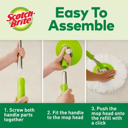 Scotch-Brite 2-in-1 spin Mop Set