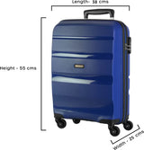 AMERICAN TOURISTER AMT BRANDON SP 55CM-BR. CORAL Cabin Suitcase - 21 inch 1 bag blue colour