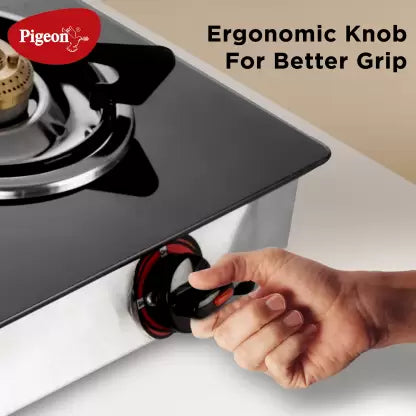 Pigeon Special Cooktop Glass Manual Gas Stove (3 Burners)