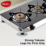 Pigeon Special Cooktop Glass Manual Gas Stove (3 Burners)