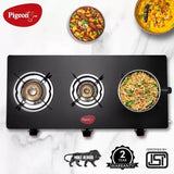 Pigeon Special Cooktop Glass Manual Gas Stove (3 Burners)