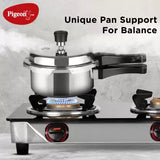 Pigeon Special Cooktop Glass Manual Gas Stove (3 Burners)