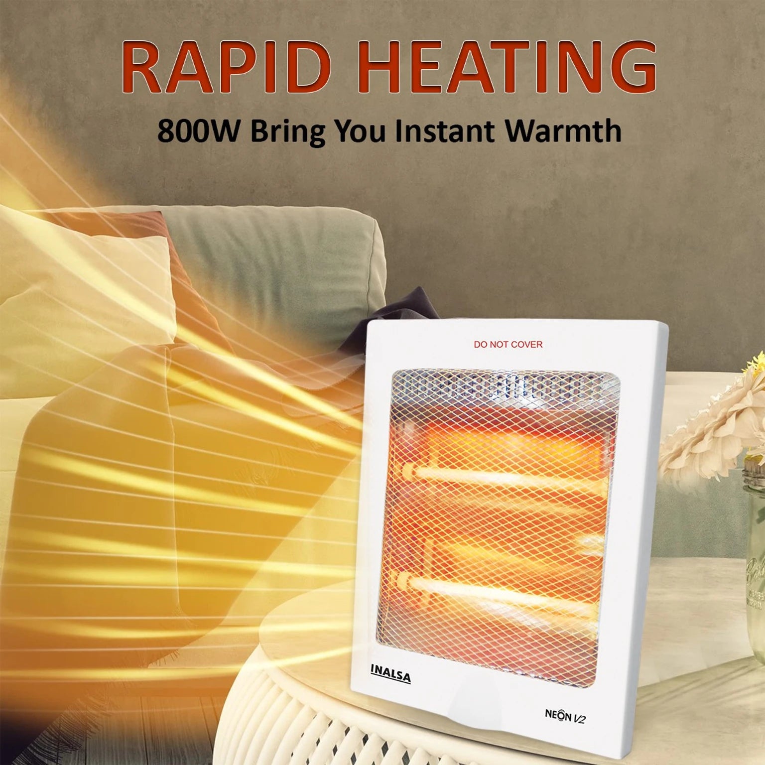 Inalsa Neon V2 Quartz Room Heater