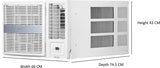 Voltas 1.5 Ton 3 Star Window Inverter AC - White (183V Vertis Pearl(4011470), Copper Condenser)