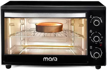 MarQ by Flipkart 33-Litre 33AOTMQB Oven Toaster Grill (OTG) with 4 Skewers and Inbuilt light