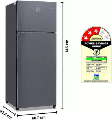 Godrej 244 L Frost Free Double Door 3 Star Convertible Refrigerator