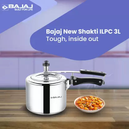 BAJAJ New Shakti 3 L Inner Lid Pressure Cooker