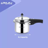 BAJAJ PCX 3IB SS PRESSURE COOKER 3L