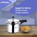 BAJAJ PCX 3IB SS PRESSURE COOKER 3L