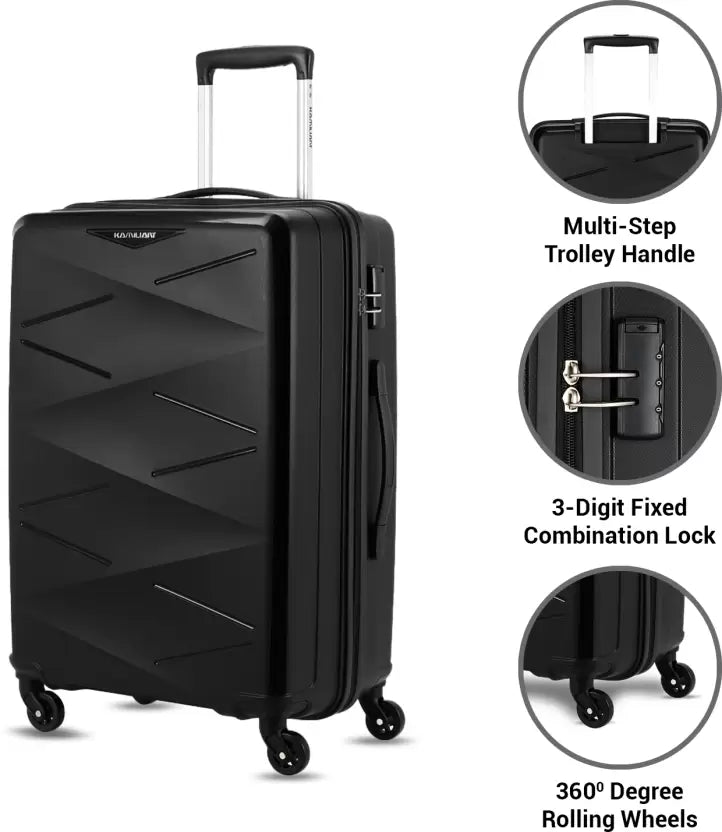 Kamiliant by American Tourister Kam Triprism Sp Check-in Suitcase - 27 inch 1 bag black colour