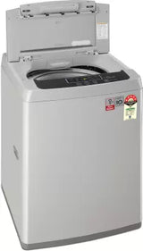 LG 7 kg 5 Star with Smart Inverter Technology, Turbo Drum and Smart Diagnosis Fully Automatic Top Load Washing Machine Silver