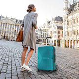 Safari Medium Check-In Suitcase (66 Cm) 4 Wheels - Zeno 66 - Teal