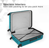 Safari Medium Check-In Suitcase (66 Cm) 4 Wheels - Zeno 66 - Teal