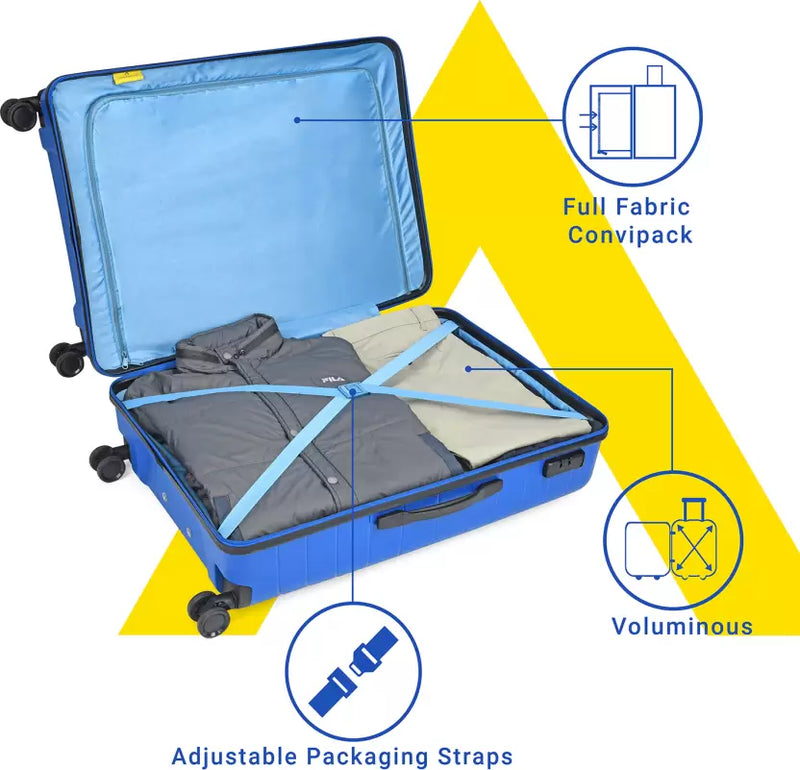 ARISTOCRAT Carnival 76 - Hardbody Trolley Bag Check-in Suitcase 8 Wheels - 30 Inch