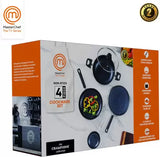 MasterChef Champions Black Induction Bottom Non-Stick Coated Cookware Set