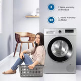 BOSCH 8 kg AntiTangle,AntiVibration,1200RPM Fully Automatic Front Load Washing Machine with In-built Heater Silver