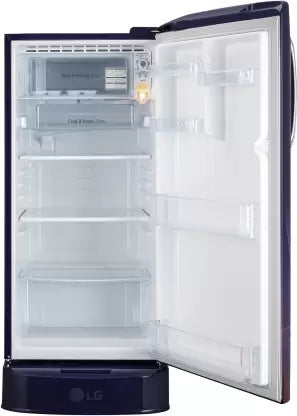 LG 185 L Direct Cool Single Door 5 Star Refrigerator  (Blue Plumeria, GL-D201ABPU)