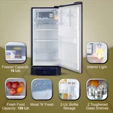 LG 185 L Direct Cool Single Door 5 Star Refrigerator  (Blue Plumeria, GL-D201ABPU)