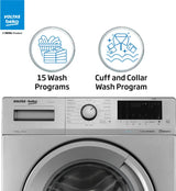 Voltas Beko by A Tata Product 6.5 kg Steam Wash, Invertor Motor and Hygiene+ Fully Automatic Front Load Washing Machine with In-built Heater Grey