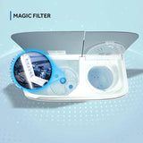 Haier 7.5 kg Semi Automatic Top Load Multicolor (HTW75-186BK)