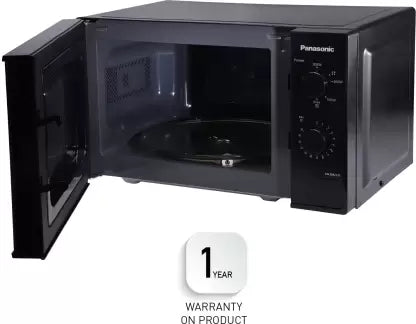 Panasonic 20L Solo Microwave Oven (NN-SM25JBFDG,Black)