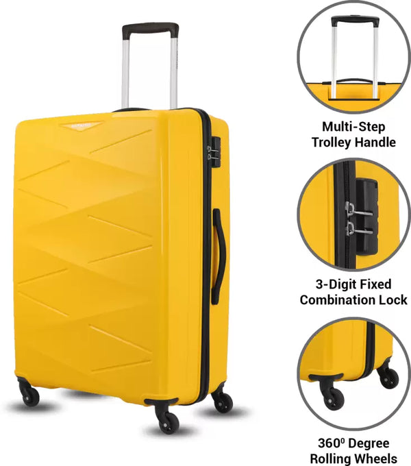 Kamiliant by American Tourister TRIPRISM SPINNER 78CM - SAFFRON YELLOW Check-in Suitcase - 31 Inch