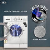 IFB 6.5 Kg 5 Star Fully Automatic Front Load Washing Machine 2X Power Steam (ELENA SXS 6510, Silver, In-built Heater)