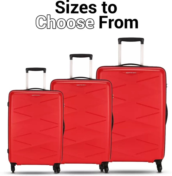 Kamiliant by American Tourister TRIPRISM SPINNER 3PC SET RED Cabin & Check-in Set - 30 inch