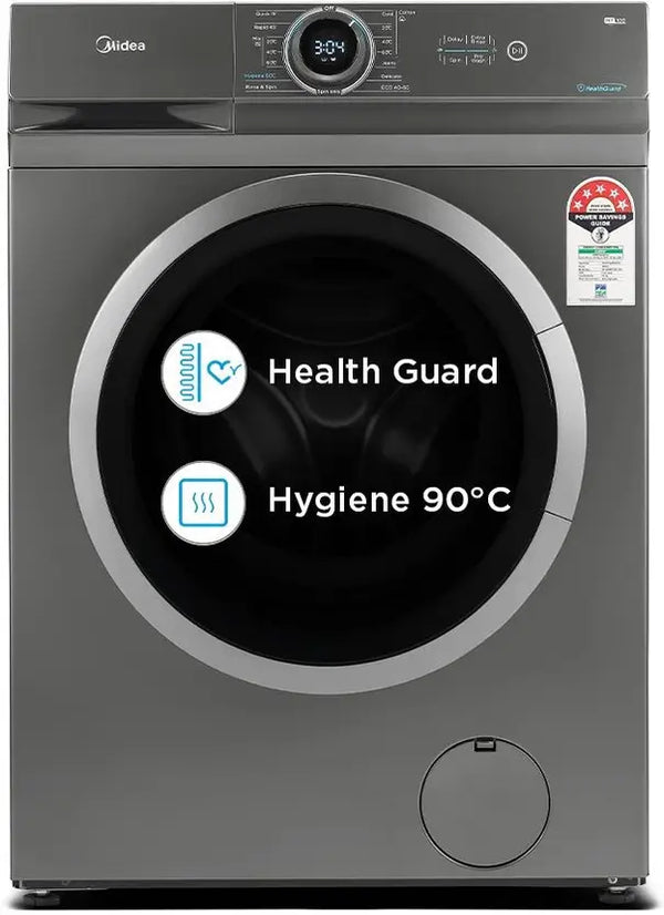 MF100W70/T-IN, MIDEA, FAFL 7.0 KG, MF100 SERIES, SILVER COLOUR (open Box Like New)