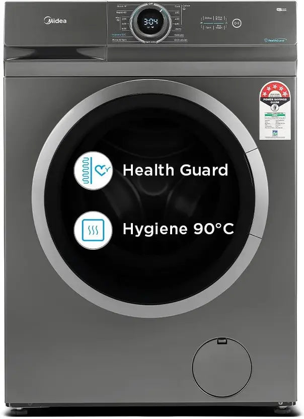MF100W70/T-IN, MIDEA, FAFL 7.0 KG, MF100 SERIES, SILVER COLOUR (open Box Like New)