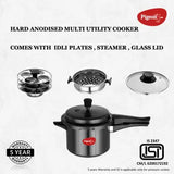 Pigeon Titanium Easy Cook and 3 L Outer Lid Induction Bottom Pressure Cooker