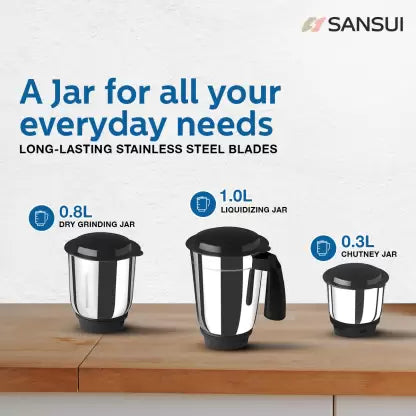 Sansui Plus 500 W Juicer Mixer Grinder