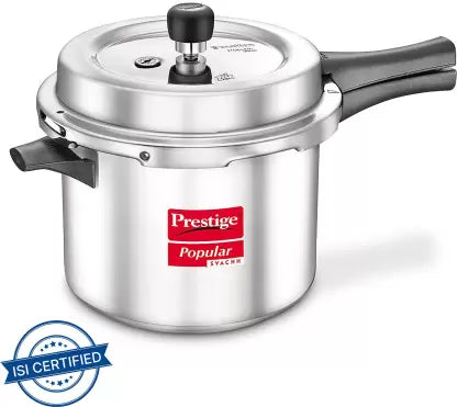 Prestige Popular Svachh Aluminium 5 L Outer Lid Pressure Cooker