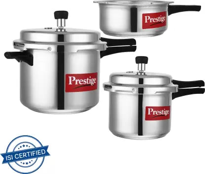 Prestige Popular 2 L, 3 L, 5 L Outer Lid Pressure Cooker