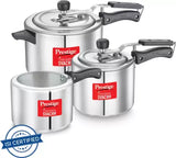 Prestige Svachh Nakshatra Plus 5 L, 3 L, 2 L Inner Lid Induction Bottom Pressure Cooker