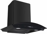 Elica BLDC FLCG 600 HAC LTW MS NERO Filterless Auto Clean Wall Mounted Chimney  (Black 1425 CMH)