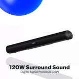 GOVO GOSURROUND 750 | 120W Bluetooth Soundbar|2.1 Channel with 5.25'' Wired Subwoofer 120 W Bluetooth Soundbar