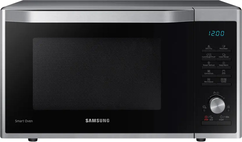 Samsung 32L, Slim Fry, Convection Microwave Oven with Tandoor and Curd making(MC32A7035CT/TL, Stainless Steel, Ceramic Enamel Cavity)