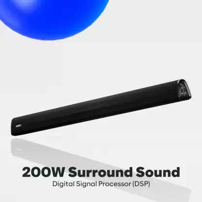 GOVO GOSURROUND 850 | 200W Bluetooth Soundbar|2.1 Channel with 6.25'' Wired Subwoofer 200 W Bluetooth Soundbar