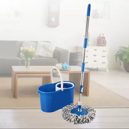 cello Kleeno Compacto Spin Mop Blue Wet & Dry Mop