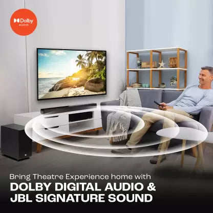 JBL Cinema SB270 2.1, Dolby digital, Wireless Subwoofer,HDMI 220 W Bluetooth Soundbar