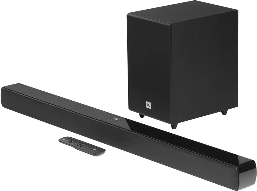 JBL Cinema SB240 2.1, Dolby digital, Wired Subwoofer,HDMI 110 W Bluetooth Soundbar (Black, Stereo Channel)