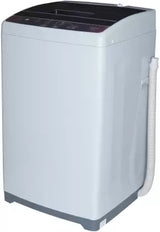 Haier 6.5 kg 5 Star Oceanus Wave Drum Washing Machine Fully Automatic Top Load Brown, Grey  (HWM65-FE)