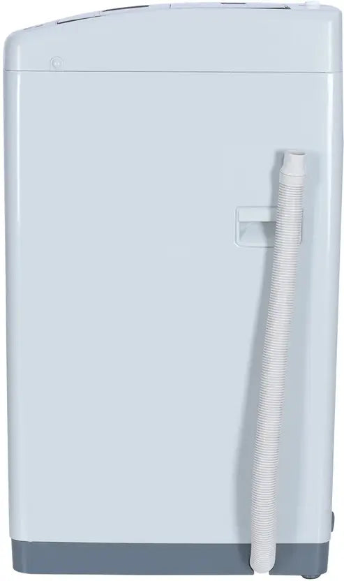 Haier 8 Kg 5 Star Fully Automatic Top Load Washing Machine with Oceanus Wave Drum, Magic Filter, 8 Wash Programs (HWM80-AE, Titanium Grey, Stainless Steel Drum, 15 Mins Quick Wash)