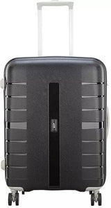 VIP Voyager 67 - Hardbody Trolley Bag Check-in Suitcase 8 Wheels - 26 Inch(Black)