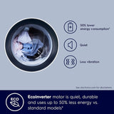 Electrolux 8kg/5kg 5 Star EcoInverter Fully Automatic Front Load Washer Dryer, Scandinavian Design with 40